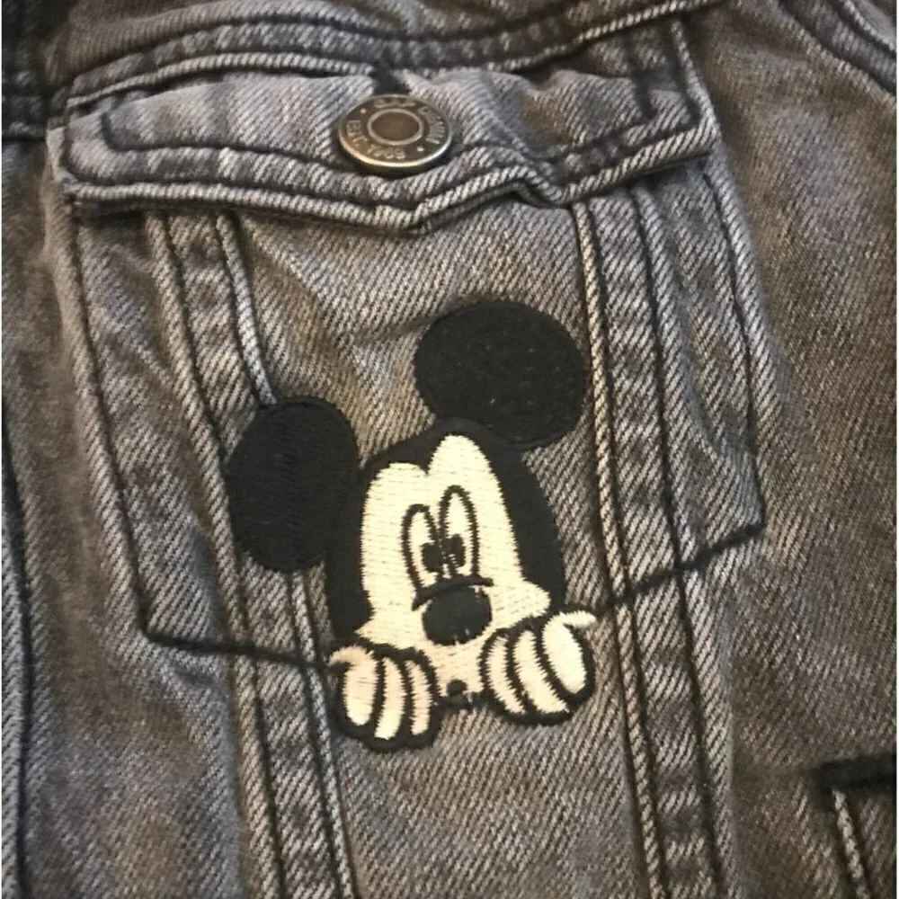 Disney Gap Kids black Jean Jacket